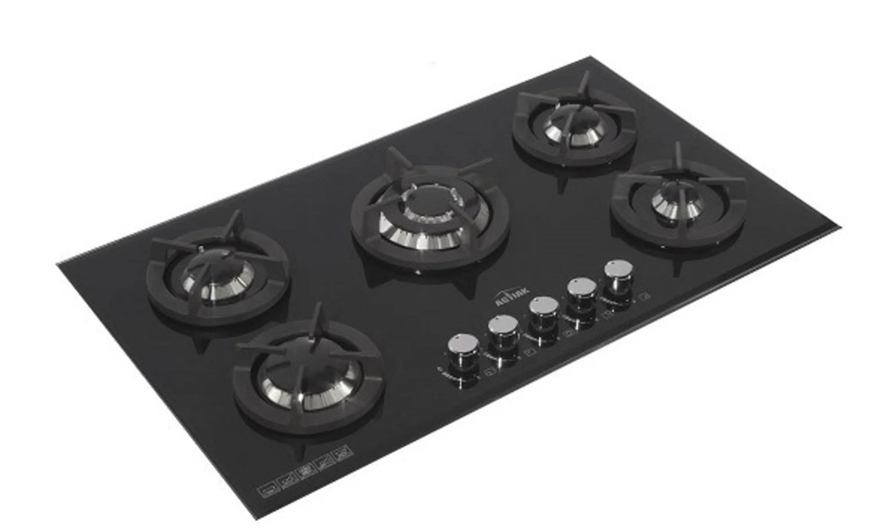 اجاق گاز رومیزی 5 شعله مستر هوم مدل G503 شیشه ای